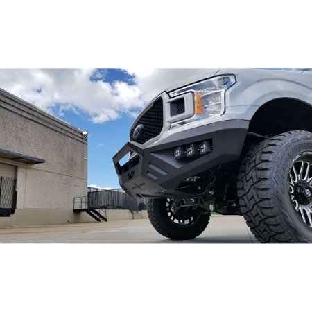 Road Armor 18-C F150 SPARTAN FRONT BUMPER BOLT-ON ACCS METAL PRE-RUNNER GUARD BLA 6181XFPRB